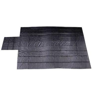 Heavy Duty Lumber Tarp 20 foot x 28 foot (6 foot Drop & Flap) 18 oz Black Tarp image 1 of 9