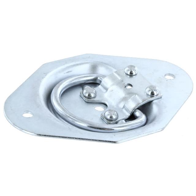 Zinc Plated Recessed Pan Fitting - 900lb Break Strength