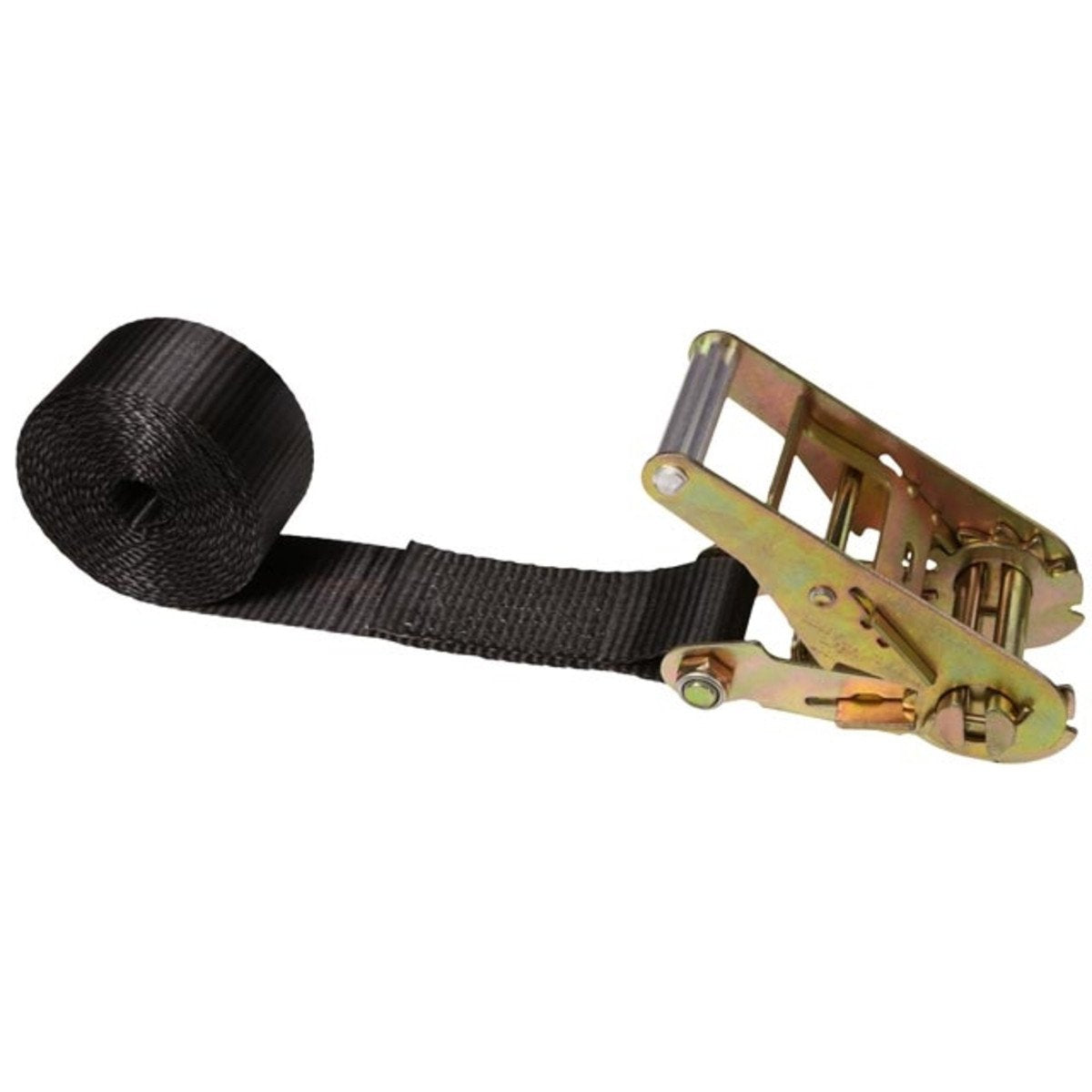 2" x 10' Black Heavy Duty Endless Ratchet Strap