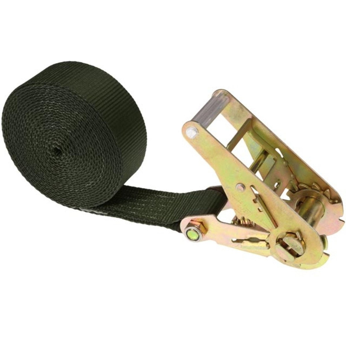 2" x 10' Olive Heavy Duty Endless Ratchet Strap