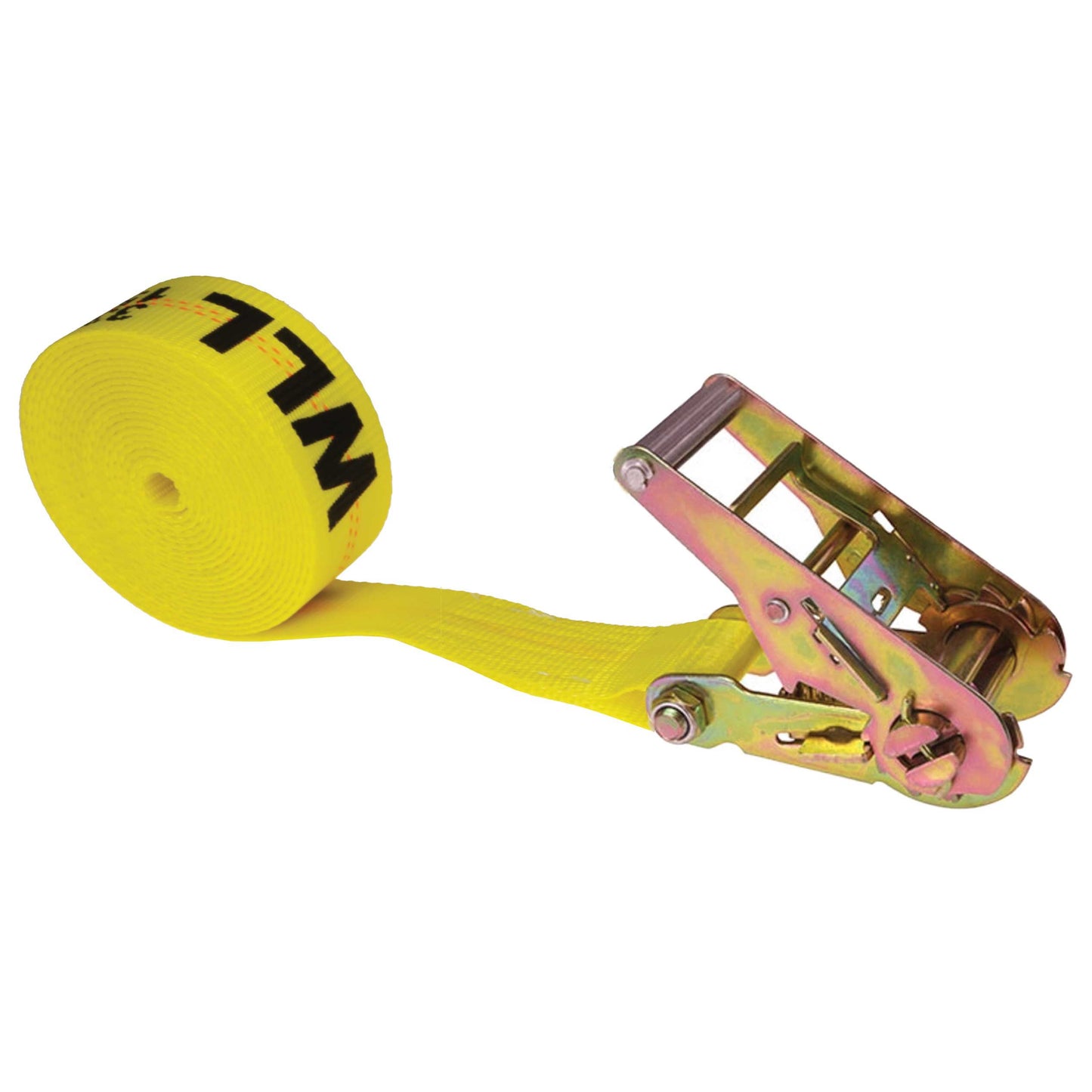 2" x 20' Yellow Heavy Duty Endless Ratchet Strap