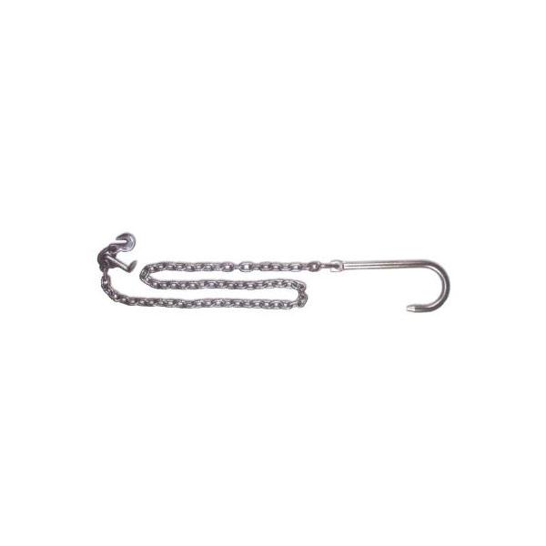 5/16" x 10' Tow Chain with Forged Hook, T Hook & Grab Hook