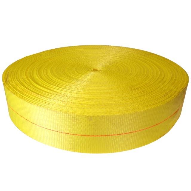 4" x 300' 24K Polyester Cargo Webbing - Yellow