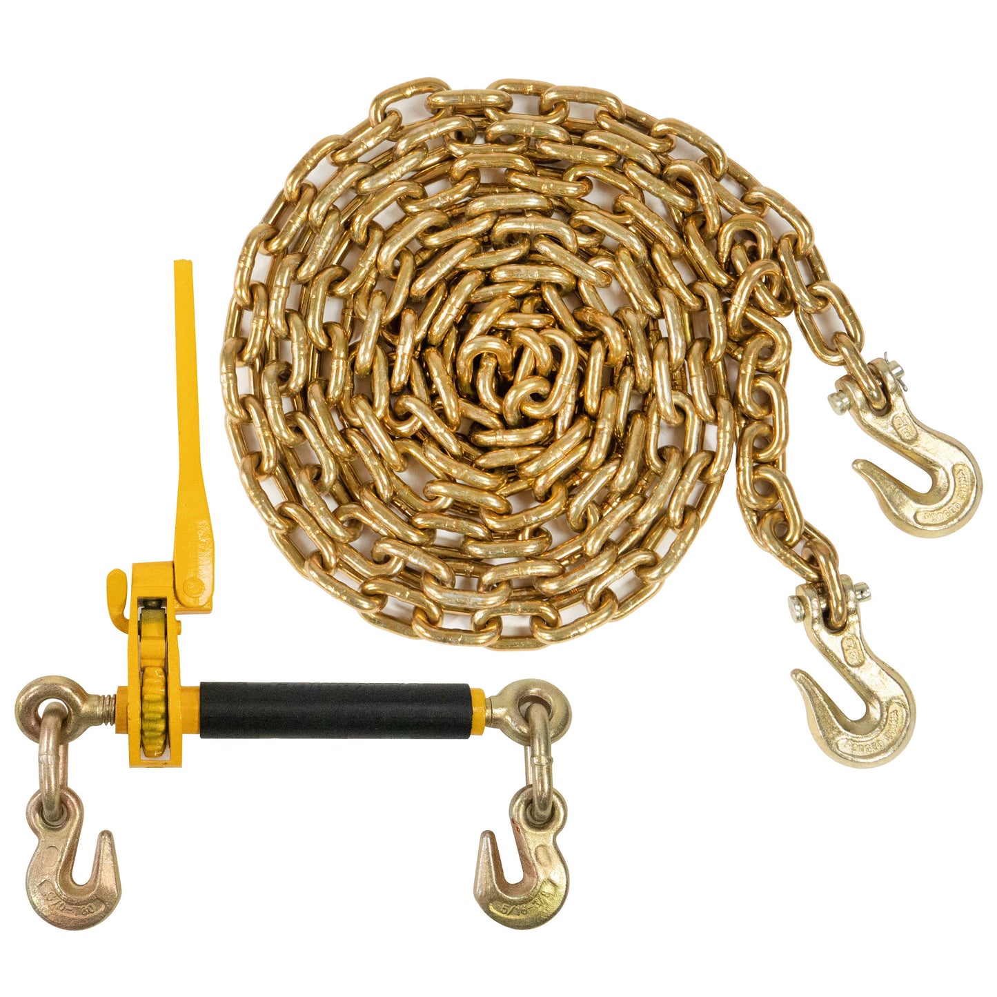 Grade 70 38 inch x 20 foot ChainPeerless Ratchet Binder Kit image 1 of 8