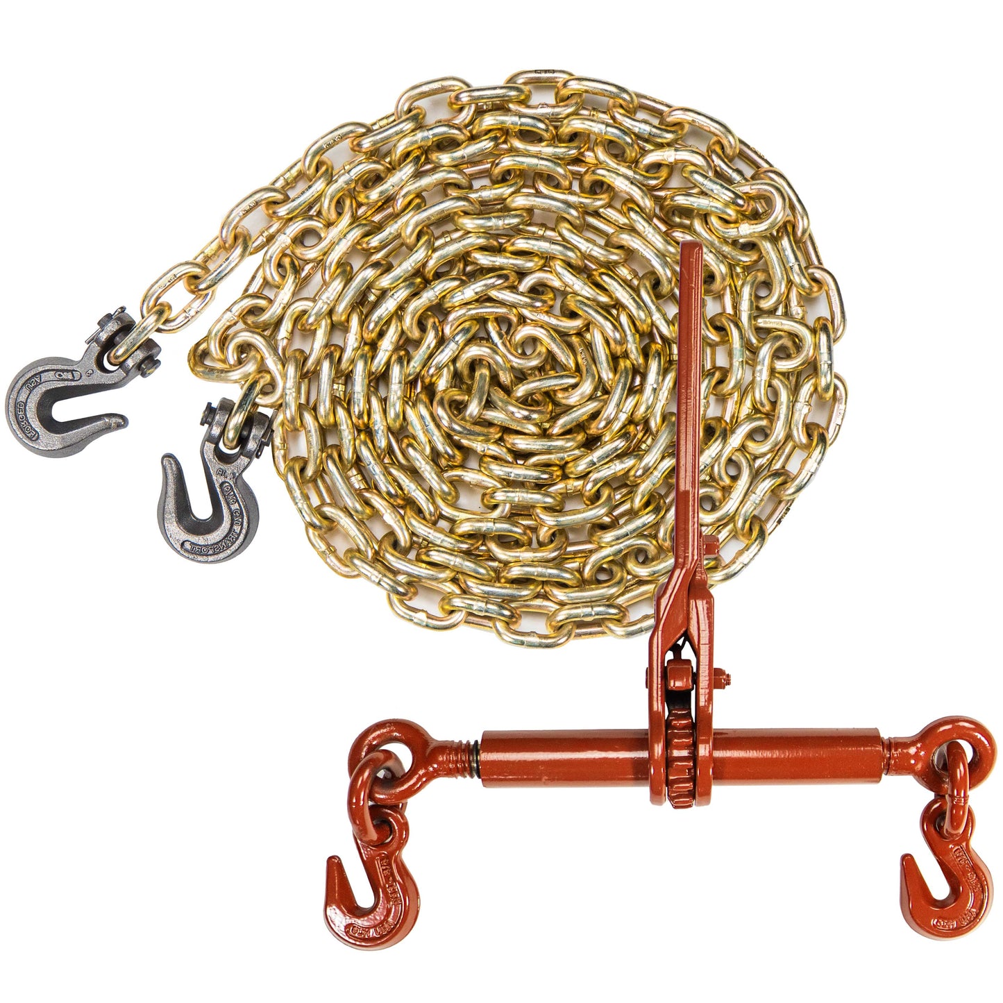 Grade 70 516 inch x 16 foot CM Chain and Binder Kit image 1 of 9