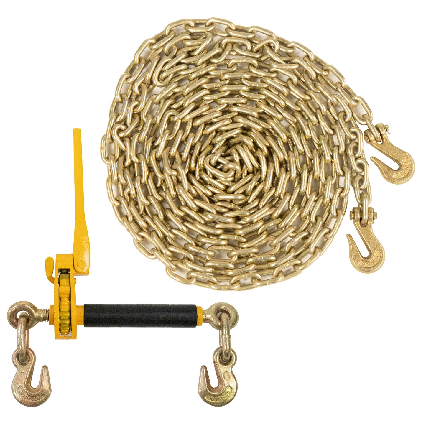 Grade 70 516 inch x 25 foot Chain Peerless Ratchet Binder Kit image 1 of 8