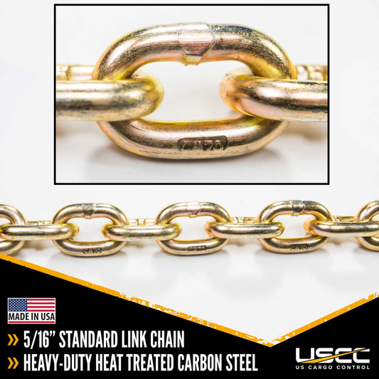 Transport Chain Grade 70 516 inch x 25 foot Made in USA image 2 of 7