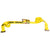 2 inch x 12 foot Yellow Sliding E Track Ratchet Strap w Spring EFittings image 2 of 9