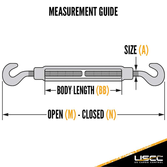 Galvanized Turnbuckle Import Hook & Hook 1 inch x 18 image 2 of 3