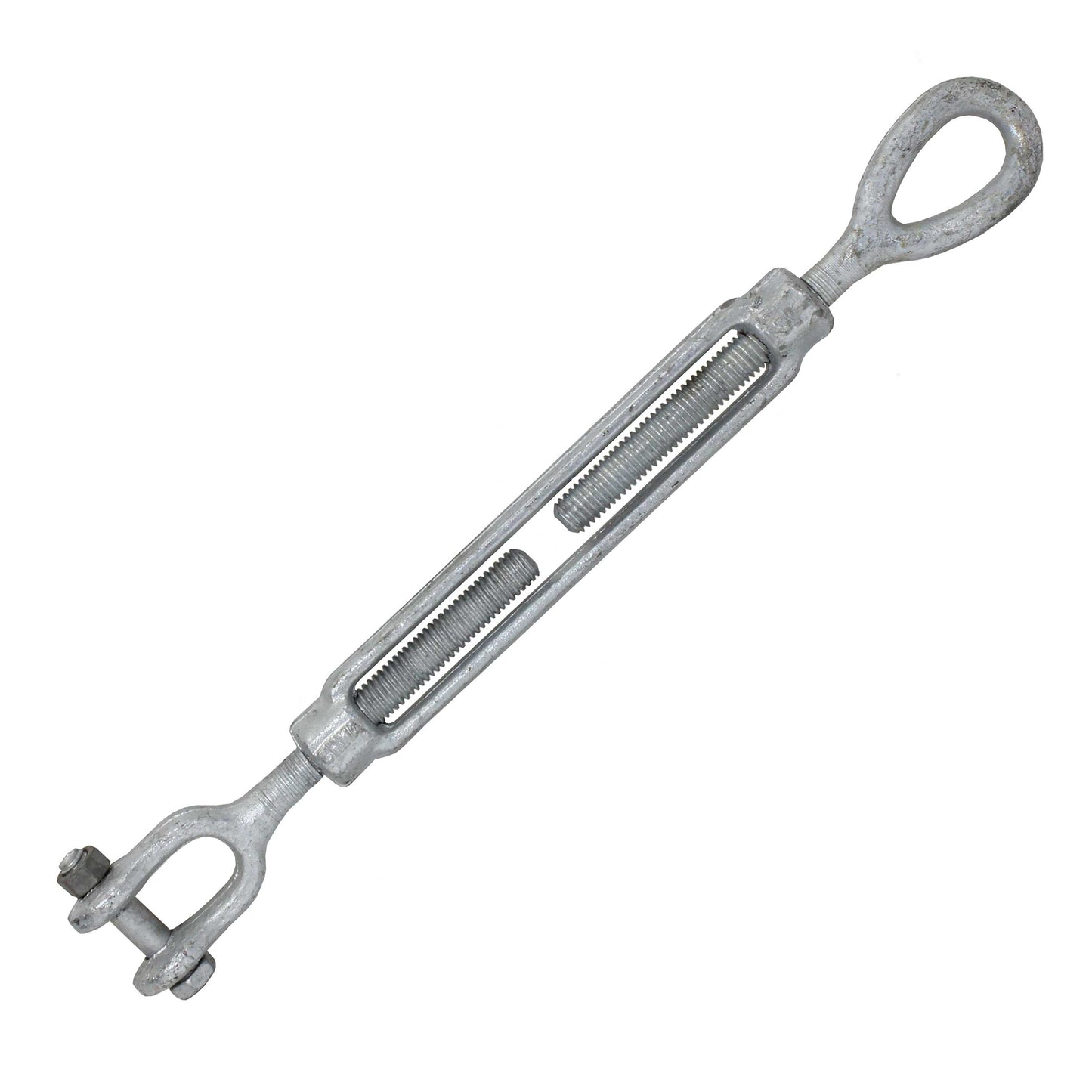 Galvanized Turnbuckle Import Jaw & Eye 38 inch x 6 inch image 1 of 3
