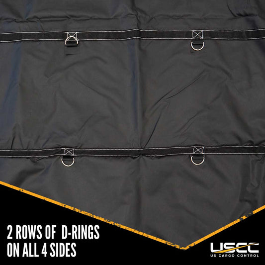 Heavy Duty Steel Tarp 16 foot x 27 foot (4 foot Drop4Sided) 18oz image 3 of 9