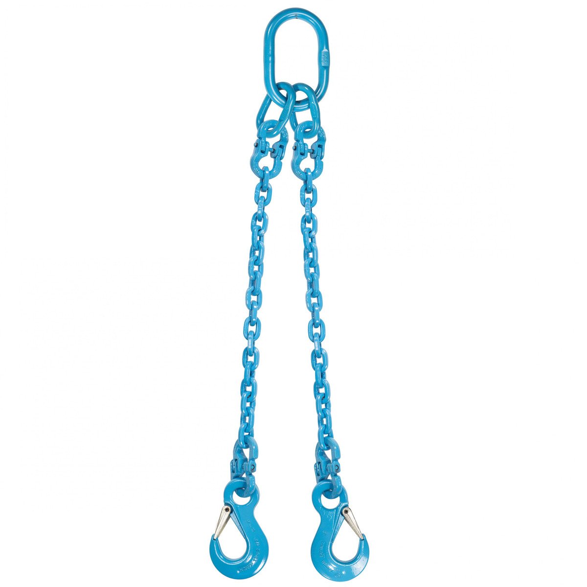 1/2" x 12' - Pewag 2 Leg Chain Sling w/ Sling Hooks - Grade 120