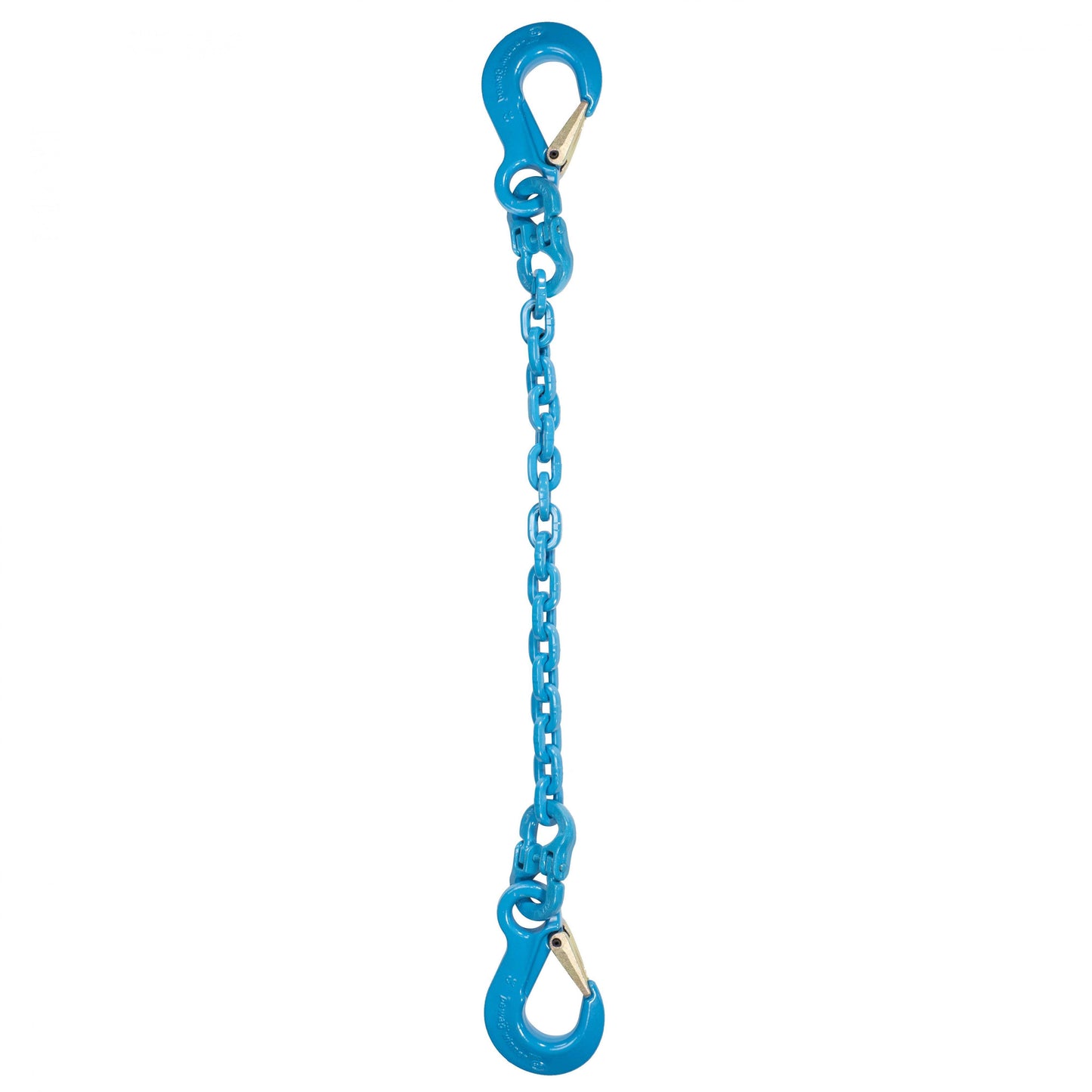 932 inch x 10 foot Pewag Single Leg Chain Sling w Sling & Sling Hooks Grade 120 image 1 of 2