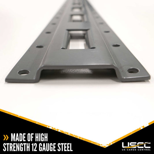 5' Vertical E-Track- Gray Painted