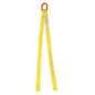 1 inchx18 foot (2 ply) Double Leg Nylon Sling w Master Link & Sewn Loop image 1 of 2