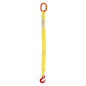 1 inchx20 foot (1 ply) Single Leg Nylon Sling w Master Link & Sling Hook image 1 of 2