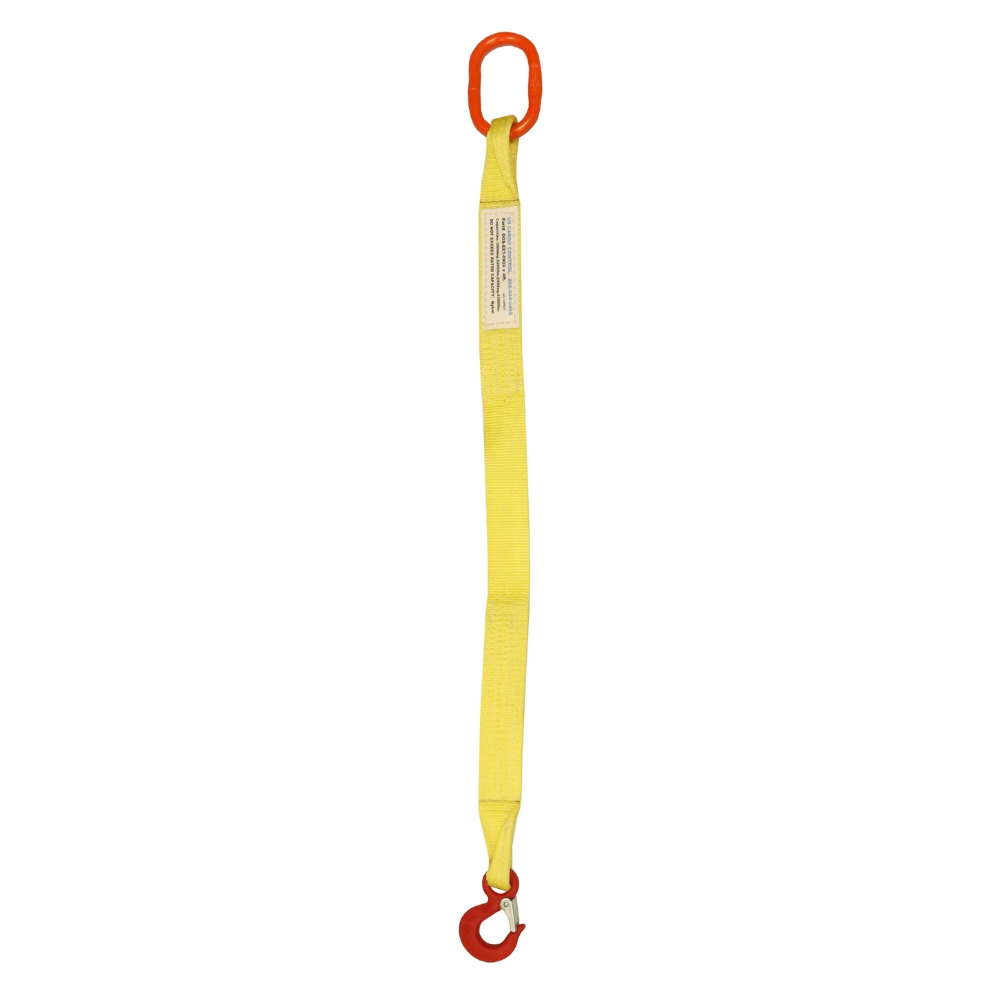 1 inchx10 foot (2 ply) Single Leg Nylon Sling w Master Link & Sling Hook image 1 of 2