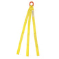 1 inchx14 foot (2 ply) Triple Leg Nylon Sling w Master Link & Sewn Loop image 1 of 2
