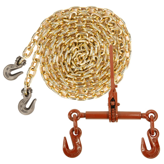Grade 70 12 inch x 20 foot CM Chain and Binder Kit image 1 of 8