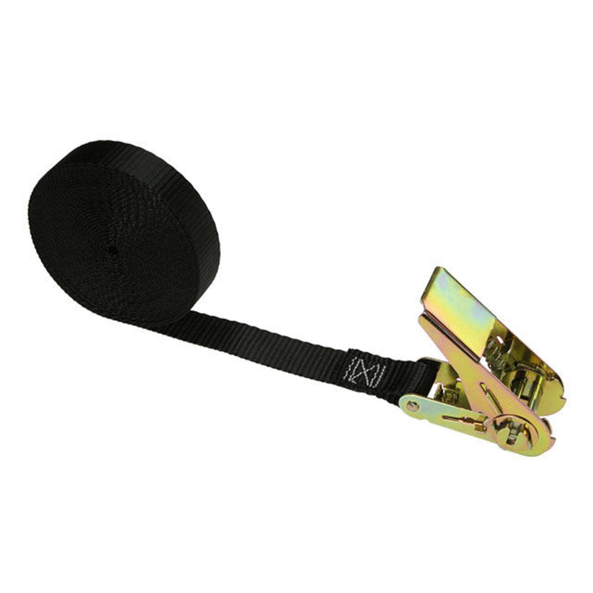 1 inch x 15 foot Black Endless Ratchet Strap image 1 of 9