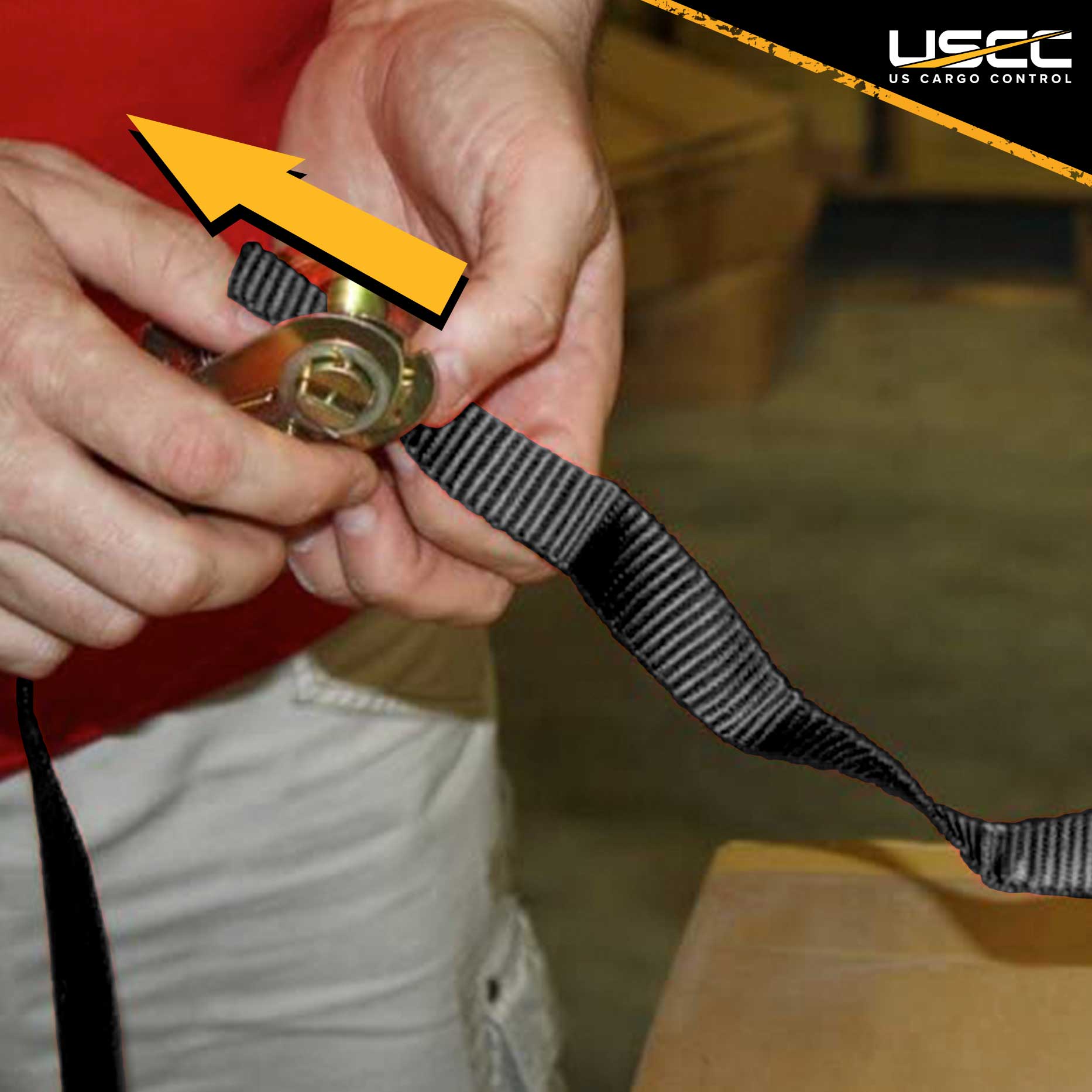 1 inch x 15 foot Black Endless Ratchet Strap image 8 of 9