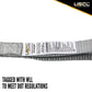 1 inch x 10 foot Rubber Coated Ratchet Strap w Vinyl Coated Wire Hooks image 7 of 7