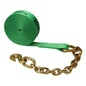 2 inch x 30 foot Winch Strap with Chain Extension