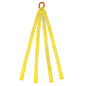 2 inchx14 foot (2 ply) Quad Leg Nylon Sling w Master Link & Sewn Loop image 1 of 2