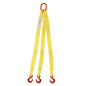 2 inchx12 foot (1 ply) Triple Leg Nylon Sling w Master Link & Sling Hook image 1 of 2