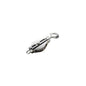 Single Swivel Block w/ Hook & Brass Bushing T304 SS 3/4" x  5"