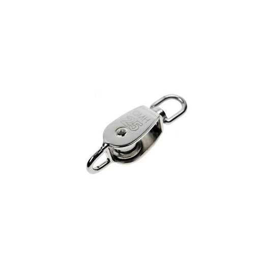 Single Swivel Eye Block w/ Loop T304 1/4" x  1"