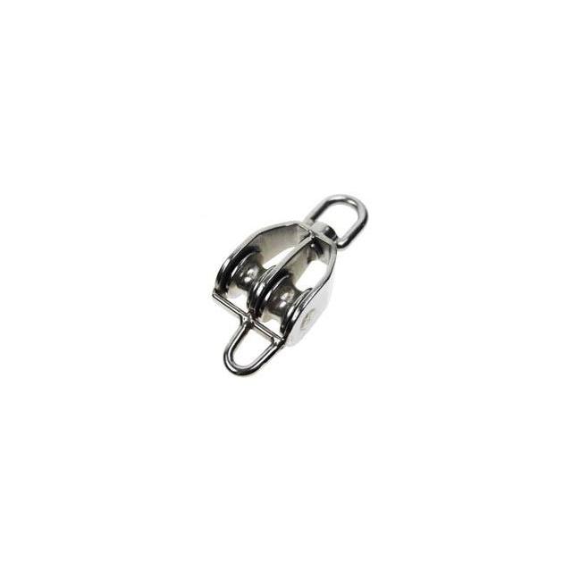 Double Swivel Eye Block w/ Loop T304 1/4" x  1"