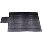 Heavy Duty Lumber Tarp 20 foot x 28 foot (6 foot Drop & Flap) 18 oz Black Tarp image 1 of 9