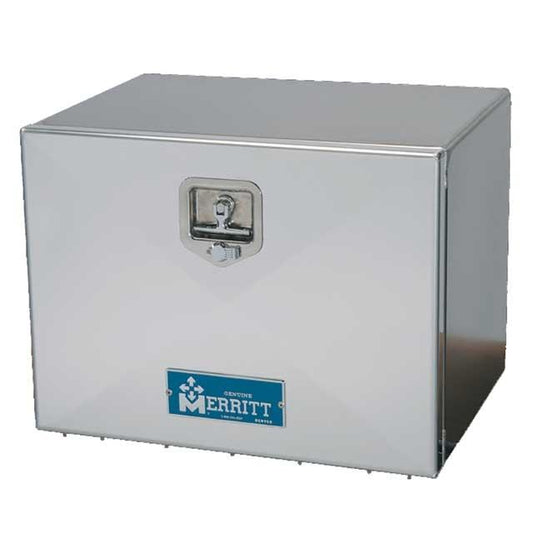 Smooth Single Door Aluminum Tool Box - 24"H x 24"D x 48"L