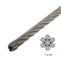 1/8" 7x19 Type 316 Stainless Steel Wire (by Linear Foot)