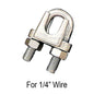 1/4" Wire Rope Clip Stainless Steel Type 316