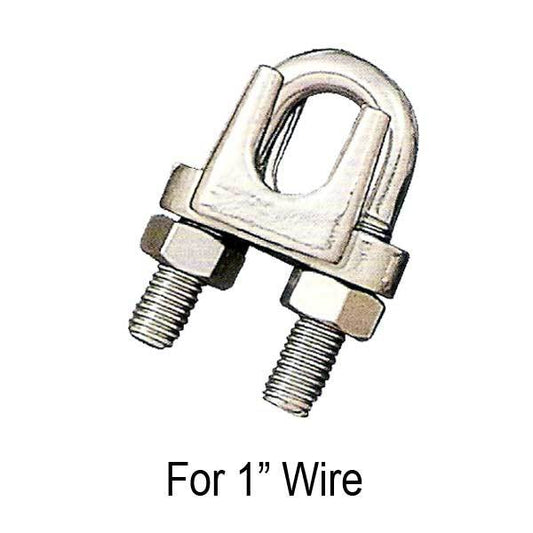 1" Wire Rope Clip Stainless Steel Type 316