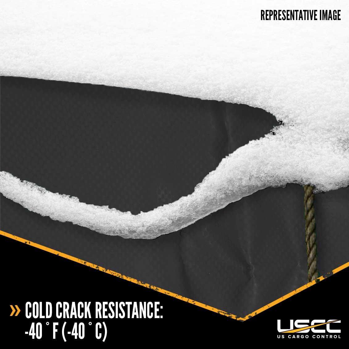 24 foot X 18 foot (8 foot Drop & Flap) Lightweight Lumber Tarp 14 Oz Black Tarp image 8 of 9