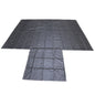Lightweight Lumber Tarp - 24' x 20' (8' Drop & Flap) - 14 oz. Black Tarp