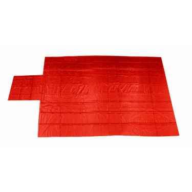 Heavy Duty Lumber Tarp 24 foot x 28 foot (8 foot Drop & Flap) 18 oz Red Tarp image 1 of 9
