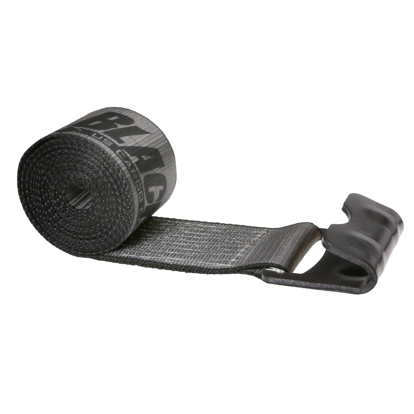 BlackLine 4 inch x 27 foot Winch Strap w 20000 lb Flat Hook image 1 of 2