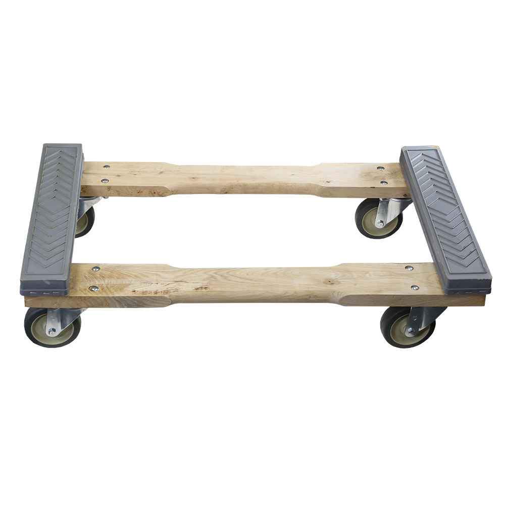 Rubber Cap Moving Dolly: 18" x 32" with 4" Wheels