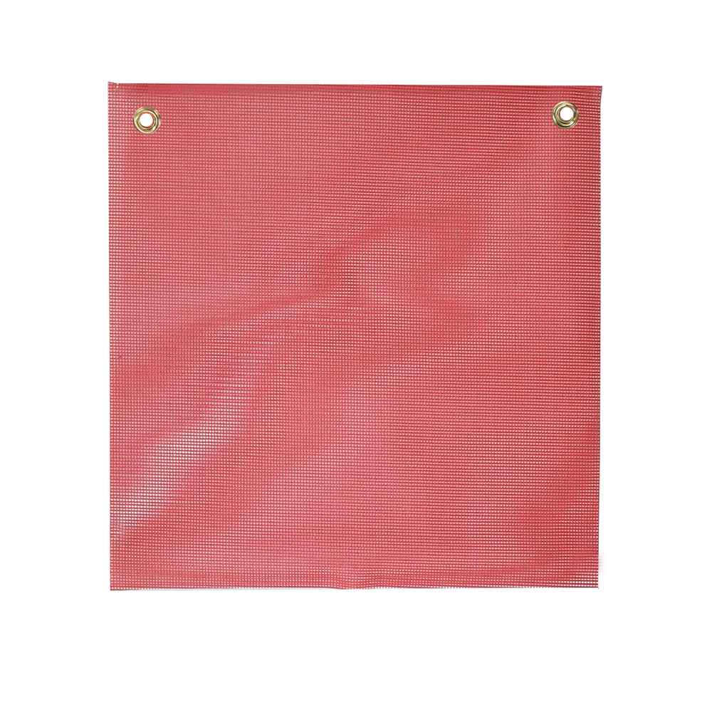 18" x 18" Red Mesh Safety Replacement Flag - 4 Pack