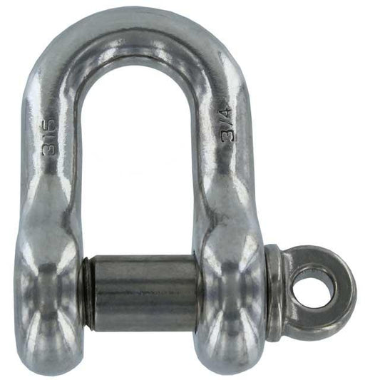 3/4" Screw Pin Chain Shackle Stainless Steel