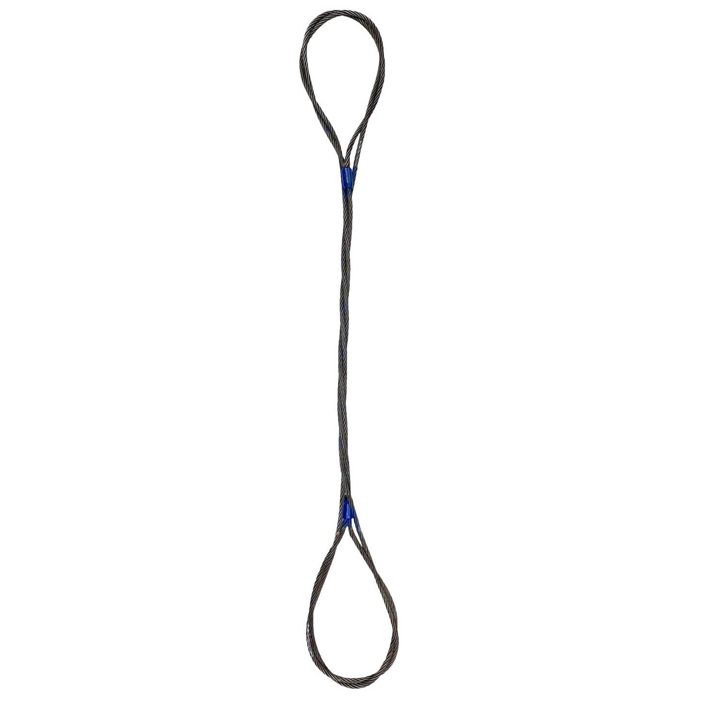 112 inch x 14 foot Three Part Braided Wire Rope Sling image 1 of 3
