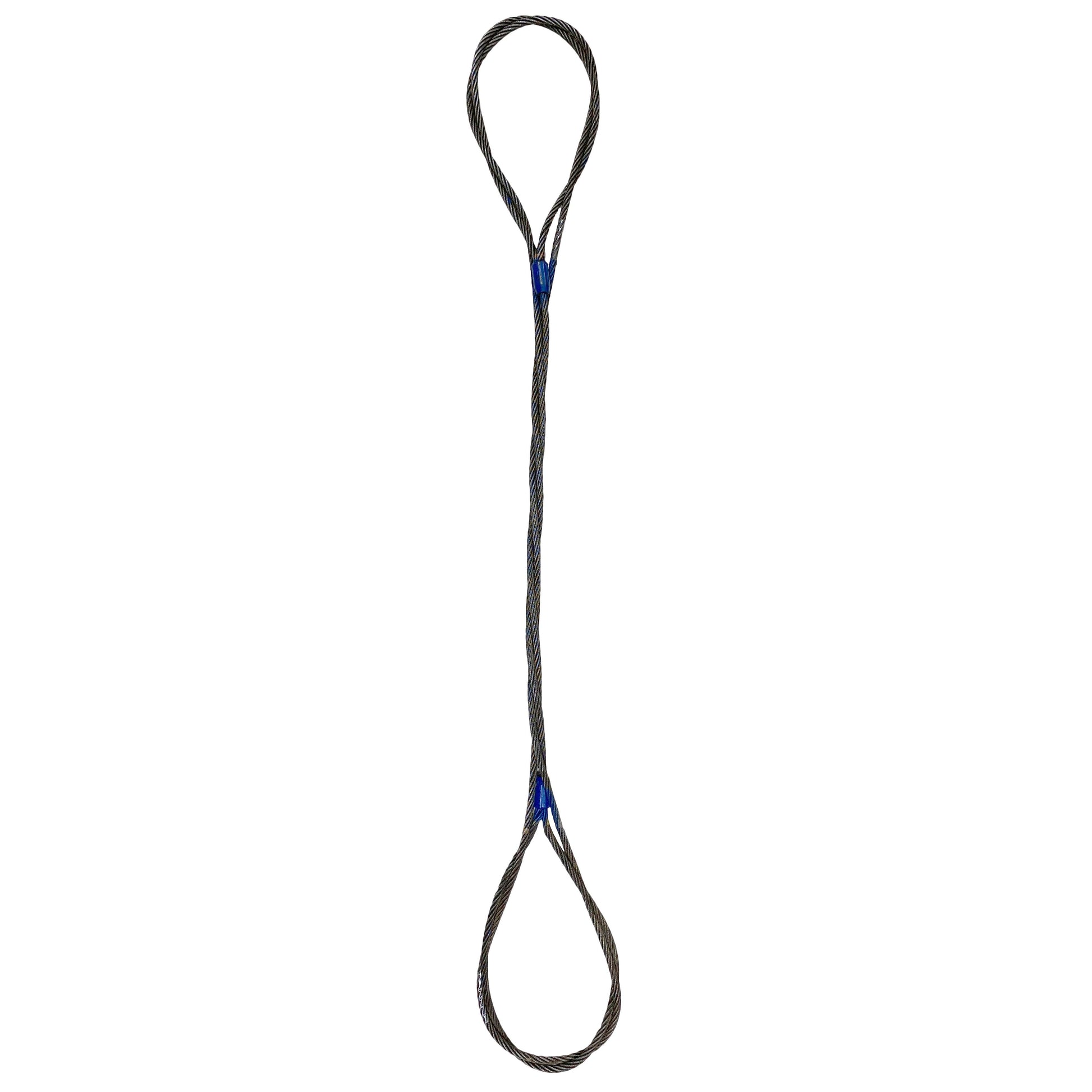 112 inch x 14 foot Three Part Braided Wire Rope Sling image 1 of 3