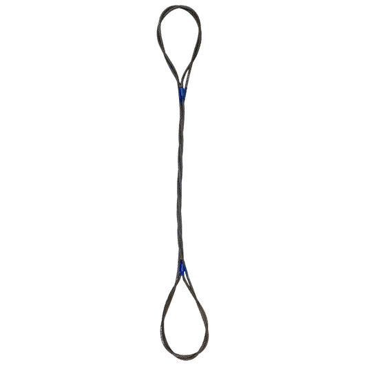 1 inch x 12 foot Three Part Braided Wire Rope Sling image 1 of 3