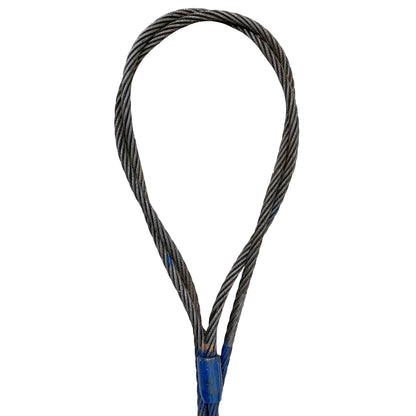 1 inch x 10 foot Three Part Braided Wire Rope Sling image 2 of 3