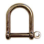 5/16" Screw Pin Wide D Shackle Stainless Steel