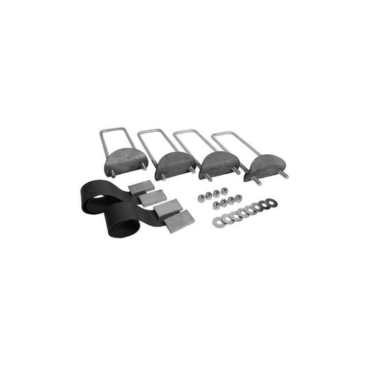 Dyna-Clamp Mounting Kit For Headache Racks - 21" Zinc Coated U-Bolts
